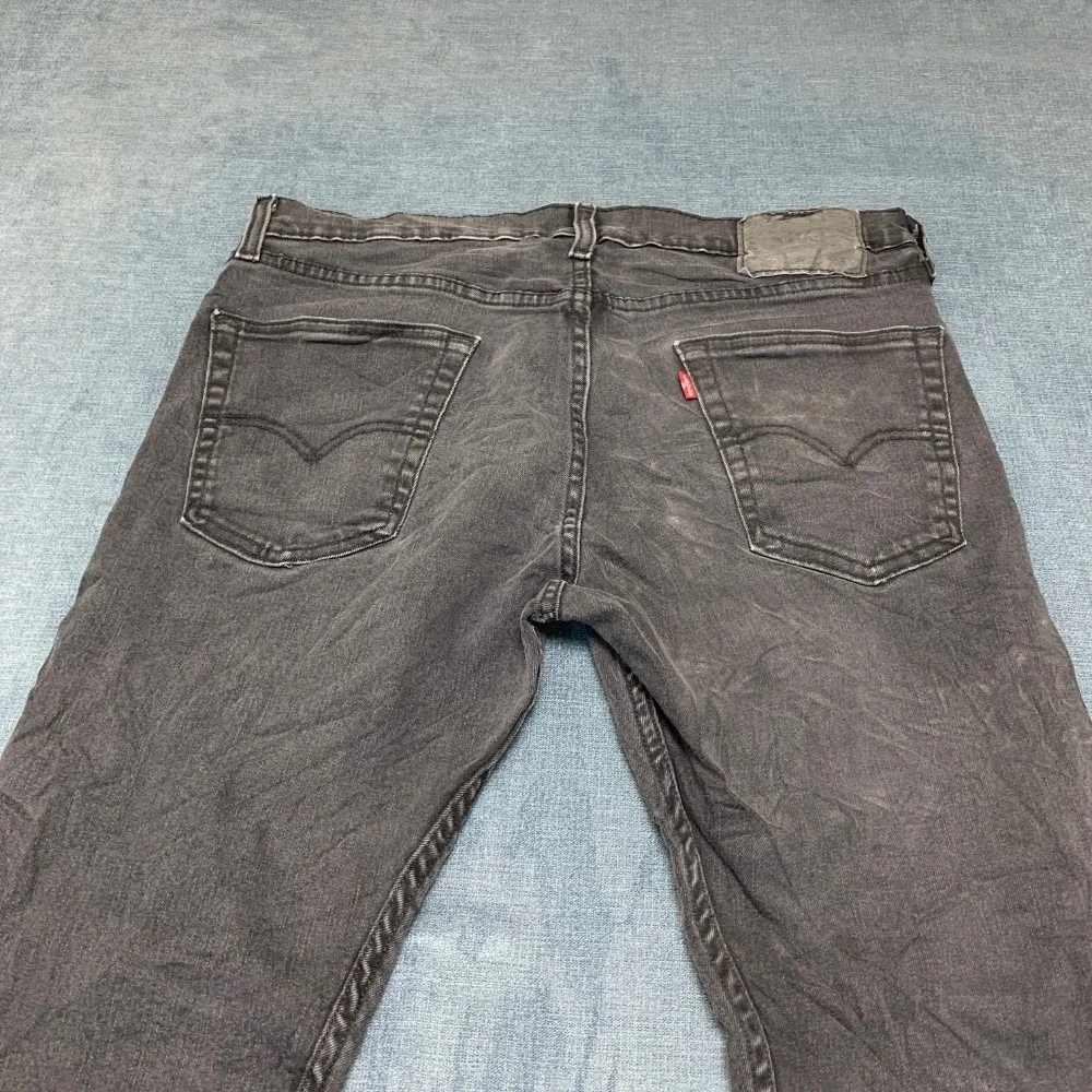 Levi's 514 Jeans Mens 32x30 Faded Black Denim Stretch Everyday Wear Straight Fit